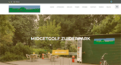 Desktop Screenshot of midgetgolfzuiderpark.nl